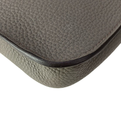 Hermes Shoulder Bag Steve Bright Etain Silver — view 8