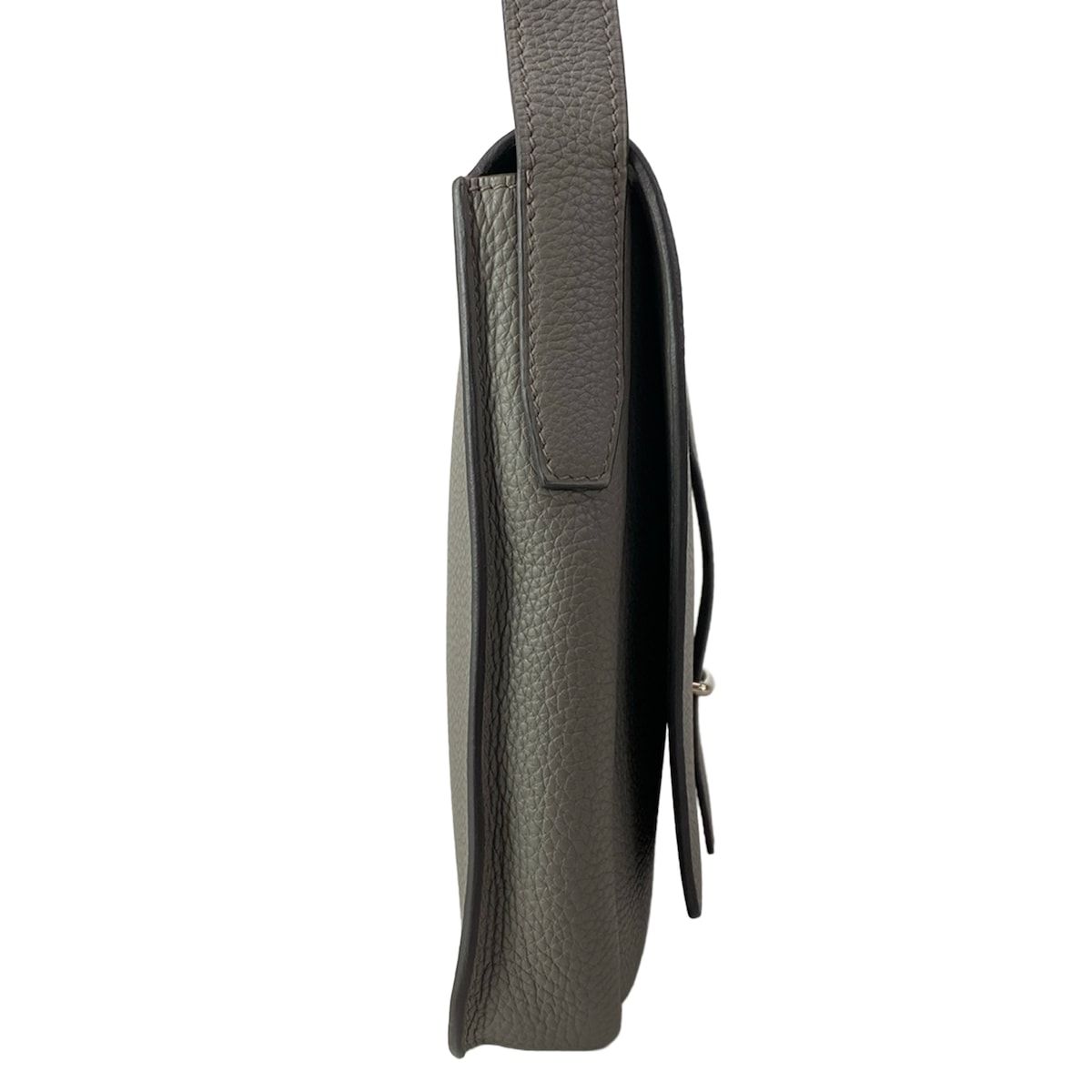 Hermes Shoulder Bag Steve Bright Etain Silver — view 2