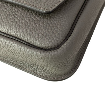 Hermes Shoulder Bag Steve Bright Etain Silver — view 6