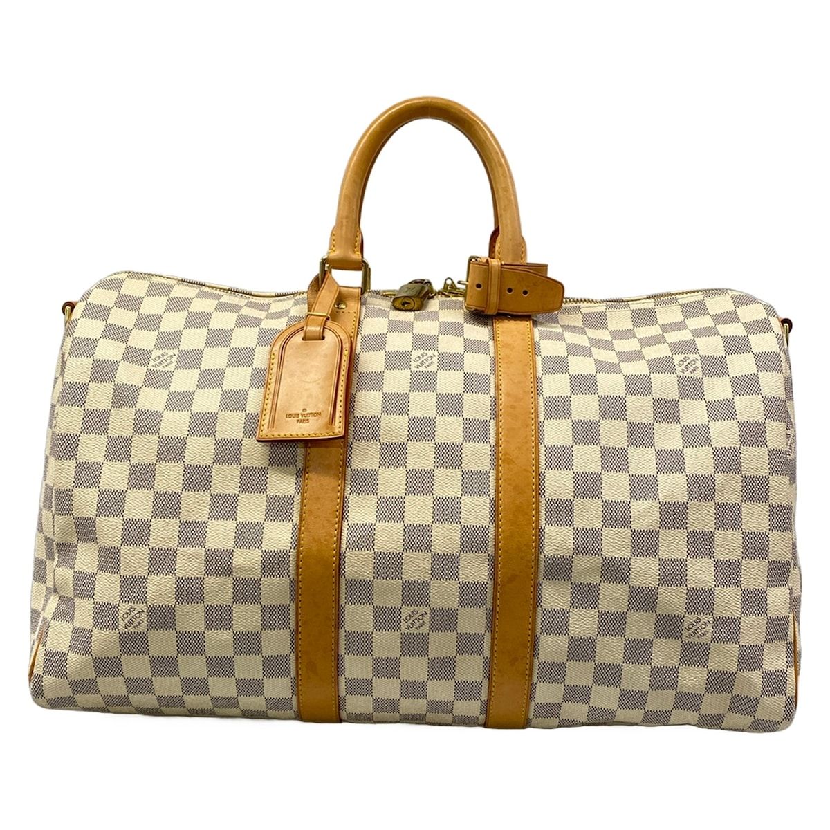 Louis Vuitton Boston Bag Damier Keepall Bandouliere 45 Azur