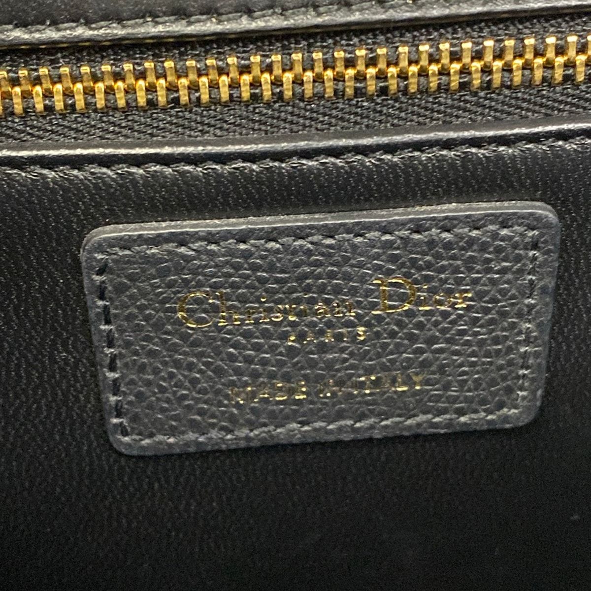 Dior Shoulder Bag 30 Montaigne Black Gold — view 8