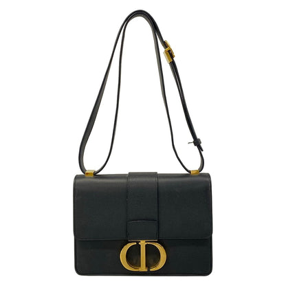 Dior Shoulder Bag 30 Montaigne Black Gold