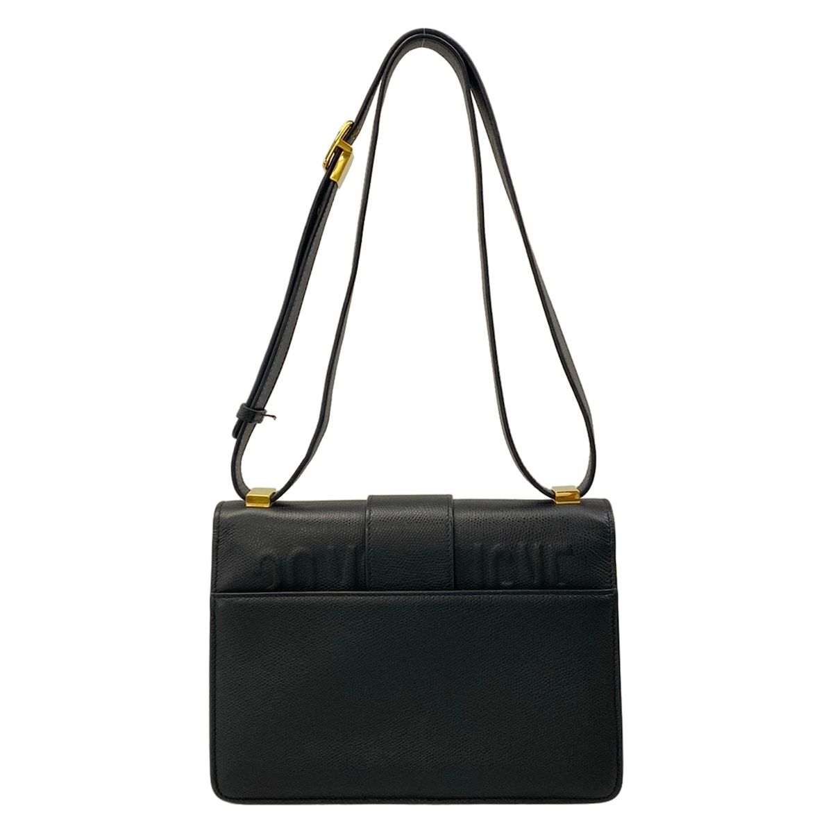 Dior Shoulder Bag 30 Montaigne Black Gold — view 3