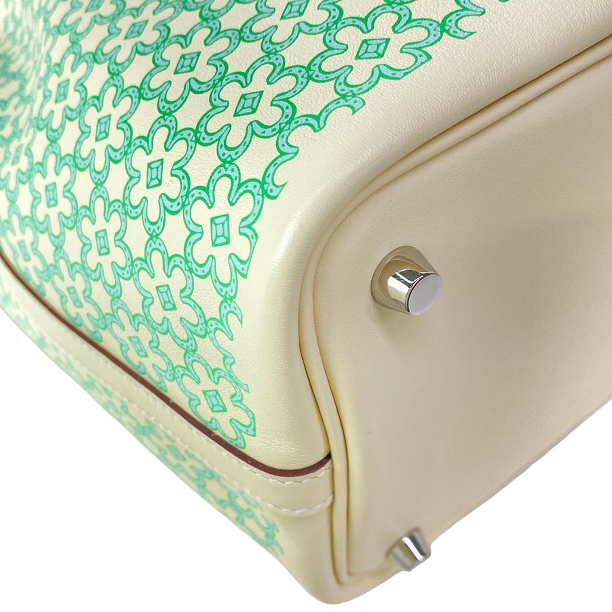 Hermes Handbag Picotin Lock PM Lucky Daisy Nata Vert Silver — view 6