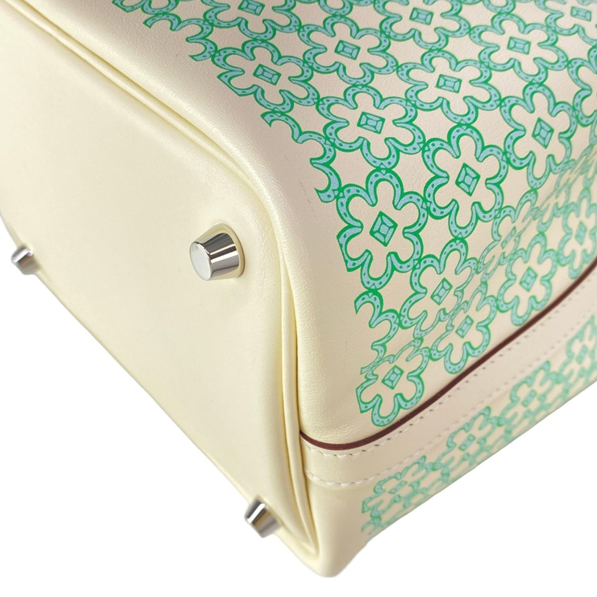 Hermes Handbag Picotin Lock PM Lucky Daisy Nata Vert Silver — view 9