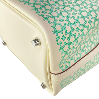 Hermes Handbag Picotin Lock PM Lucky Daisy Nata Vert Silver — view 9