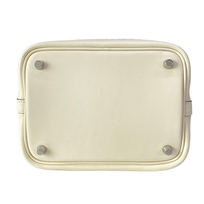 Hermes Handbag Picotin Lock PM Lucky Daisy Nata Vert Silver — view 5