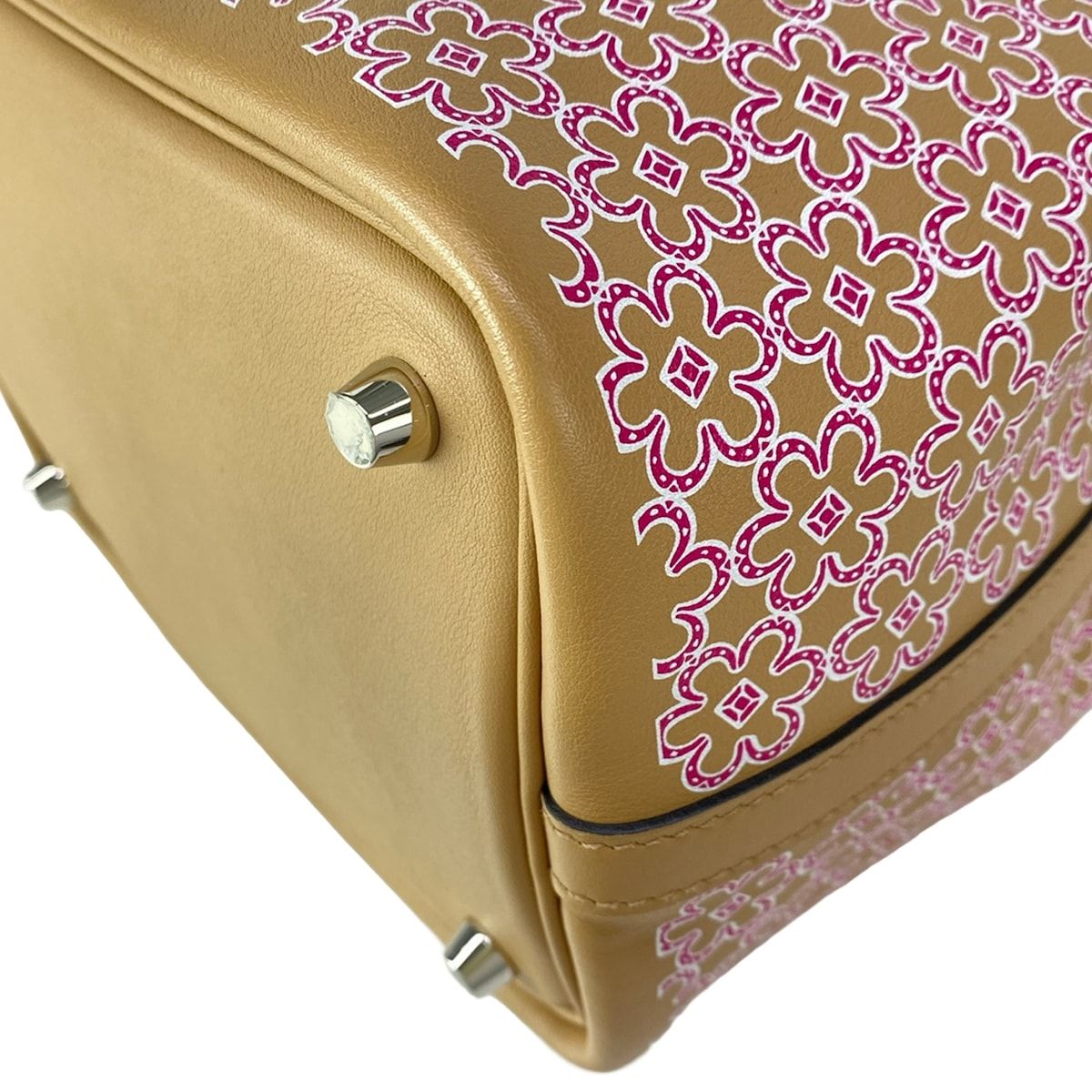 Hermes Handbag Picotin Lock PM Lucky Daisy Chai Rose White Silver — view 8