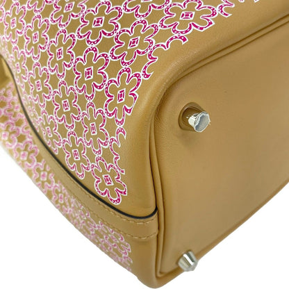 Hermes Handbag Picotin Lock PM Lucky Daisy Chai Rose White Silver — view 7