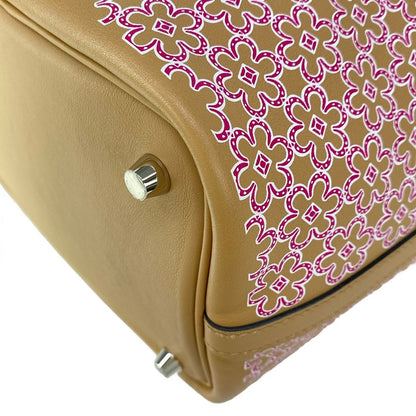 Hermes Handbag Picotin Lock PM Lucky Daisy Chai Rose White Silver — view 6