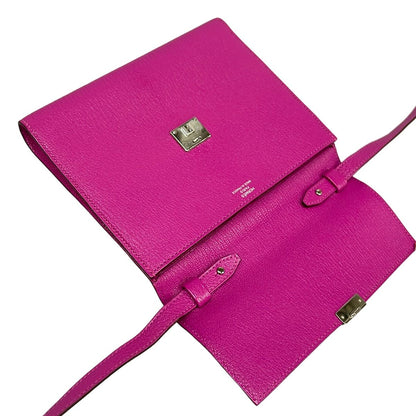 Hermes Wallet Click 16 Rose Purple Shoulder Silver — view 3