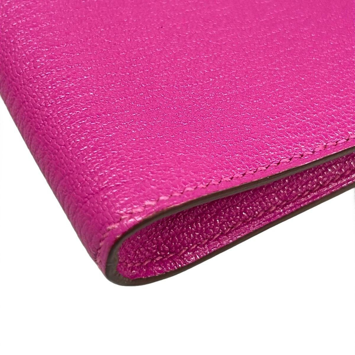Hermes Wallet Click 16 Rose Purple Shoulder Silver — view 6