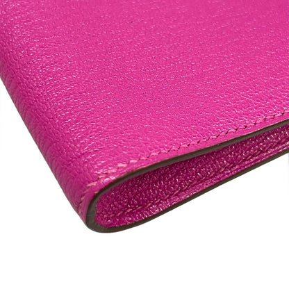 Hermes Wallet Click 16 Rose Purple Shoulder Silver — view 6