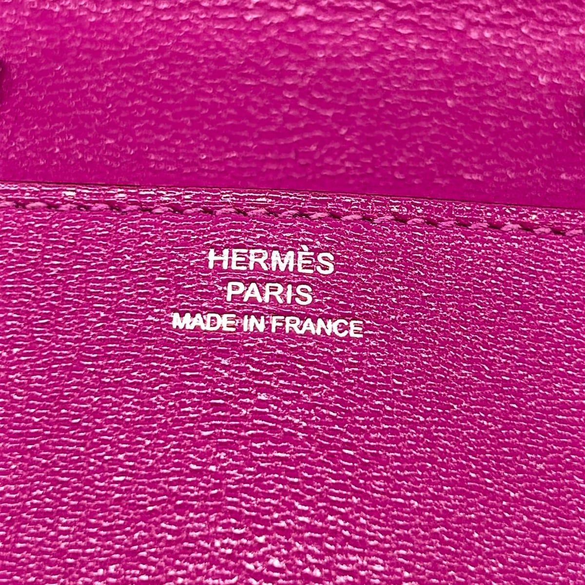 Hermes Wallet Click 16 Rose Purple Shoulder Silver — view 5