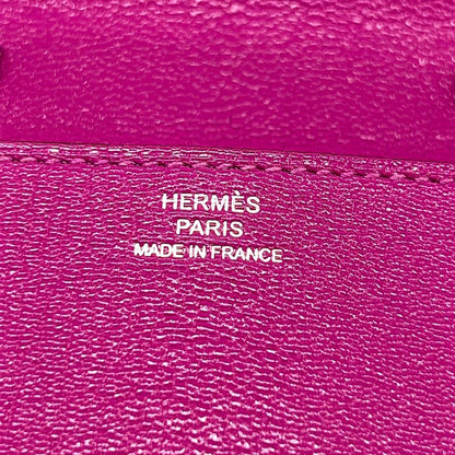 Hermes Wallet Click 16 Rose Purple Shoulder Silver — view 5
