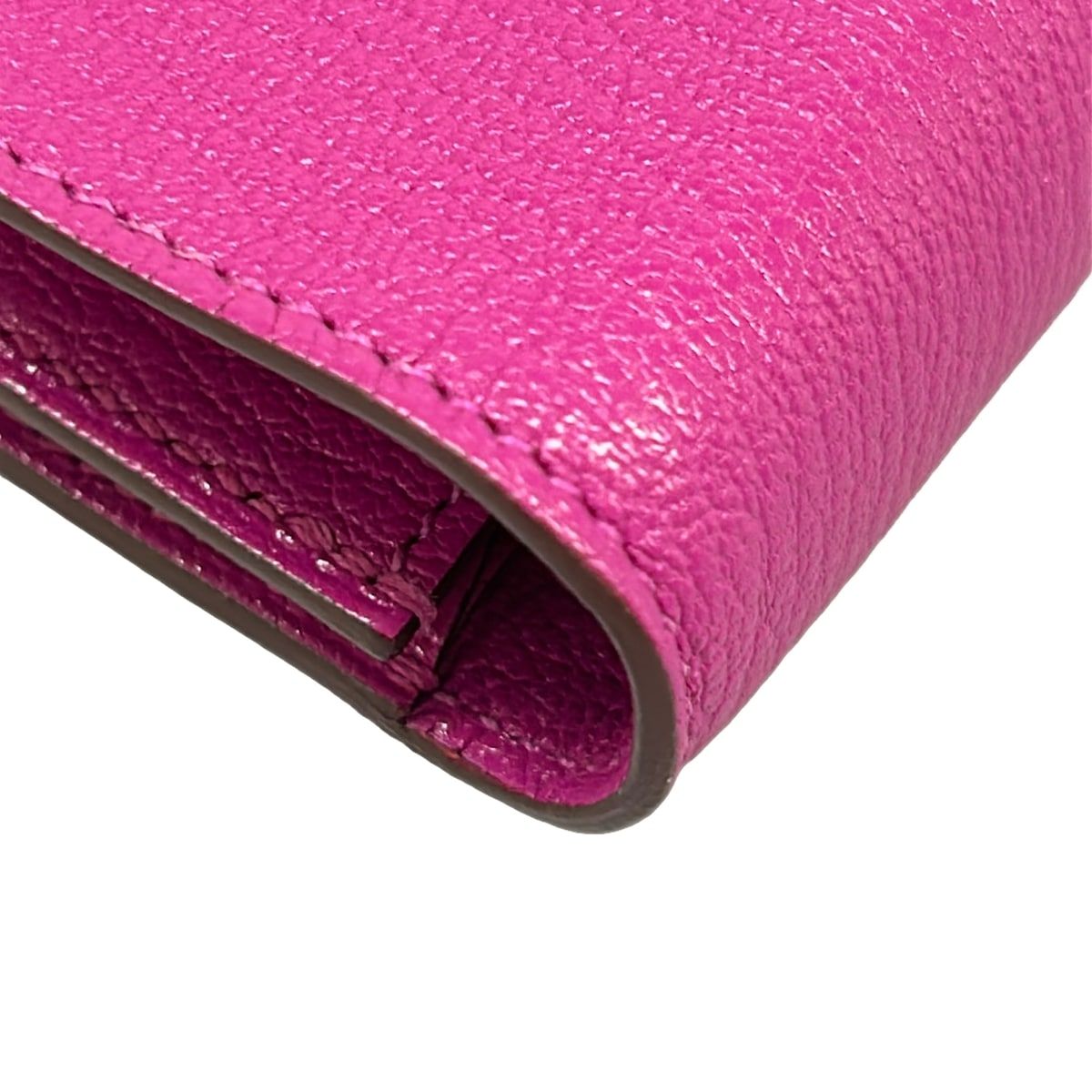 Hermes Wallet Click 16 Rose Purple Shoulder Silver — view 7