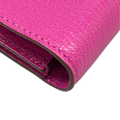 Hermes Wallet Click 16 Rose Purple Shoulder Silver — view 7