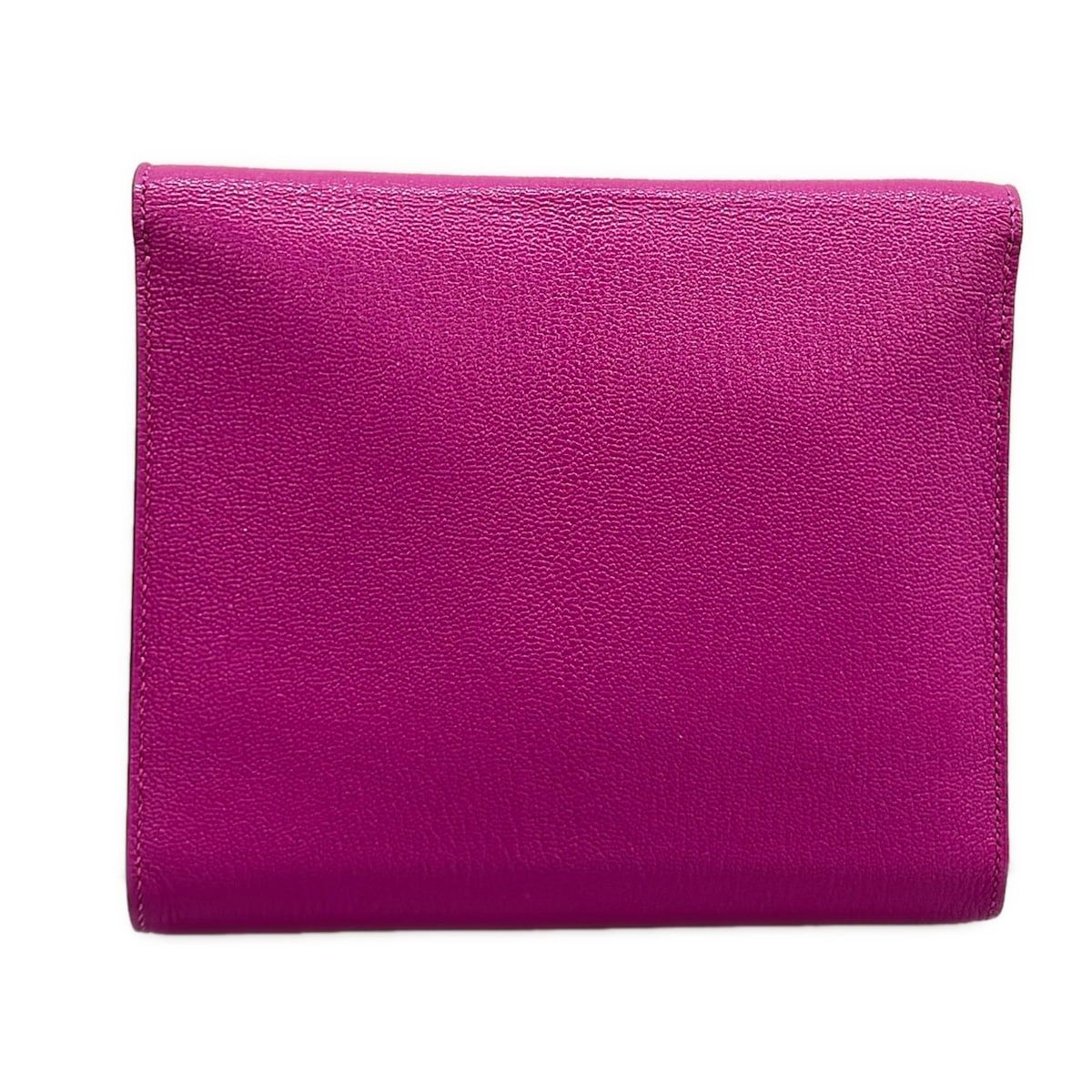 Hermes Wallet Click 16 Rose Purple Shoulder Silver — view 2