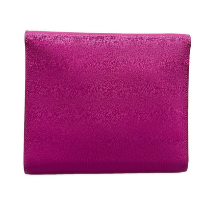 Hermes Wallet Click 16 Rose Purple Shoulder Silver — view 2