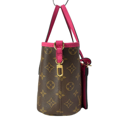 Louis Vuitton Tote Monogram Neverfull Inside Out BB Rose Pondicherry Leather — view 2