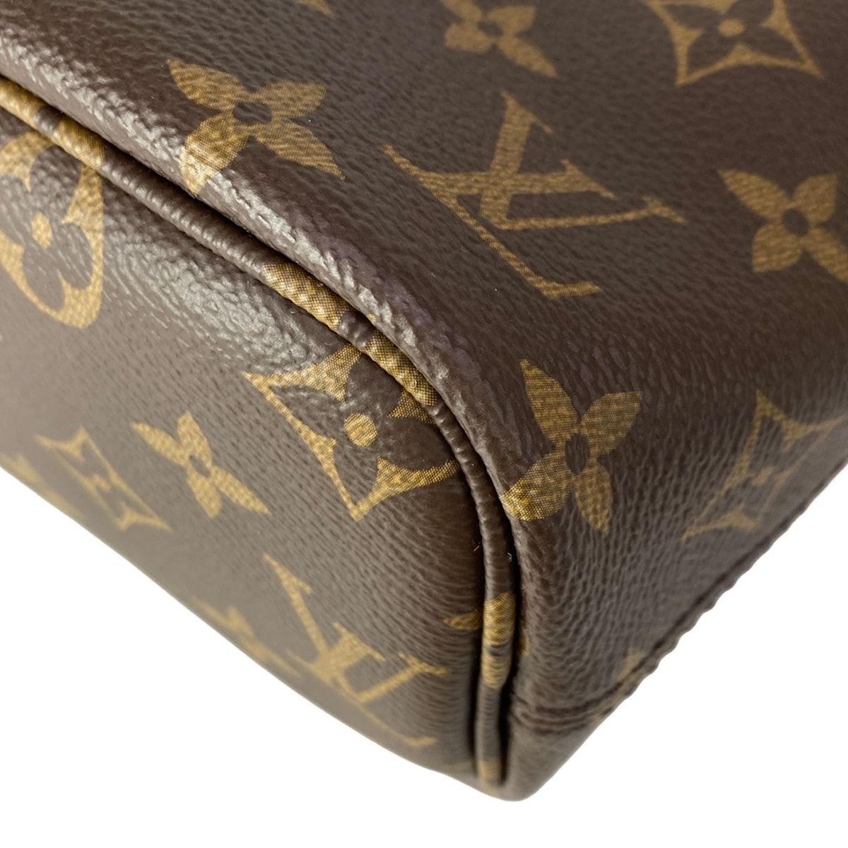 Louis Vuitton Tote Monogram Neverfull Inside Out BB Rose Pondicherry Leather — view 6