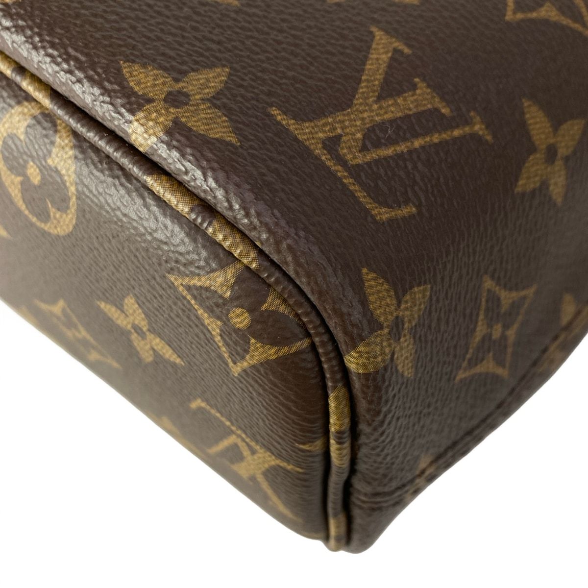 Louis Vuitton Tote Monogram Neverfull Inside Out BB Rose Pondicherry Leather — view 8