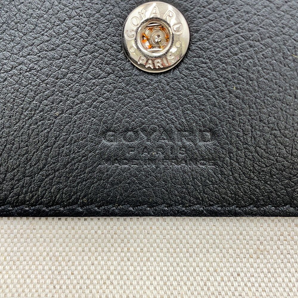 Goyard Tote Saint Louis PM with Clip Leather Black — view 6