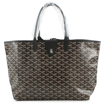 Goyard Tote Saint Louis PM with Clip Leather Black