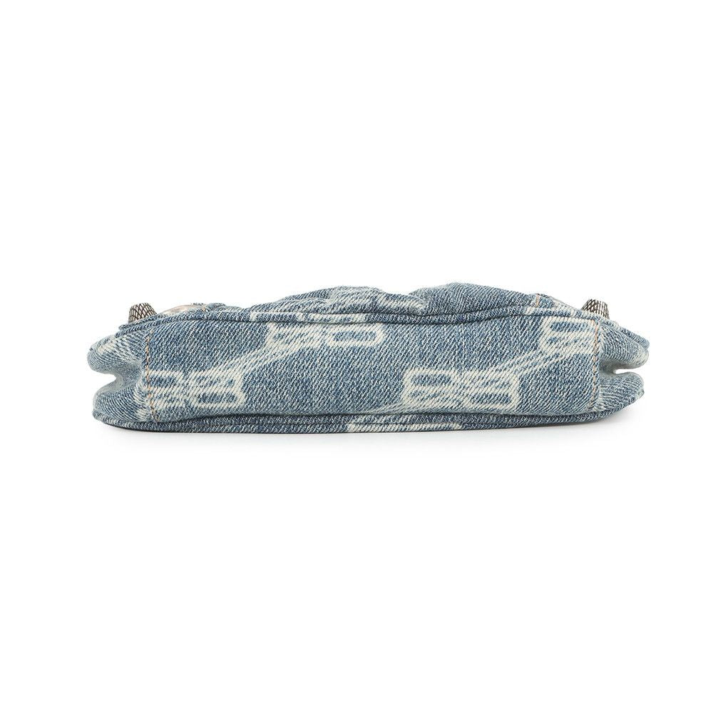 Balenciaga Shoulder Bag le Cagole Mini Denim 2-Way — view 3