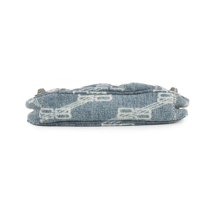 Balenciaga Shoulder Bag le Cagole Mini Denim 2-Way — view 3