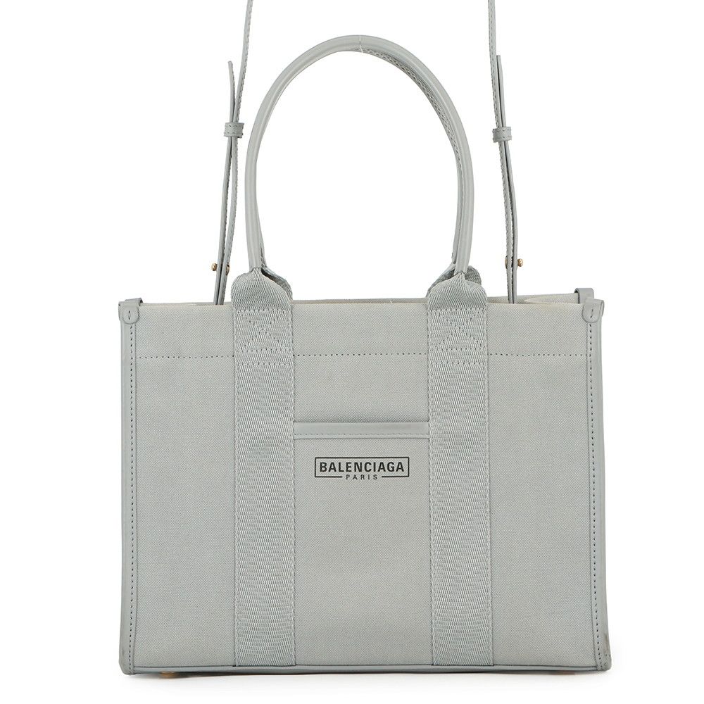Balenciaga Handbag S Canvas Leather Tote 2-Way