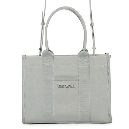 Balenciaga Handbag S Canvas Leather Tote 2-Way