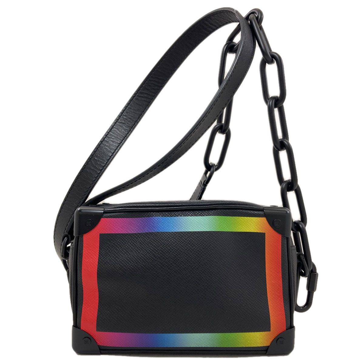 Louis Vuitton Mini Soft Trunk Shoulder Bag Taiga Leather — view 2