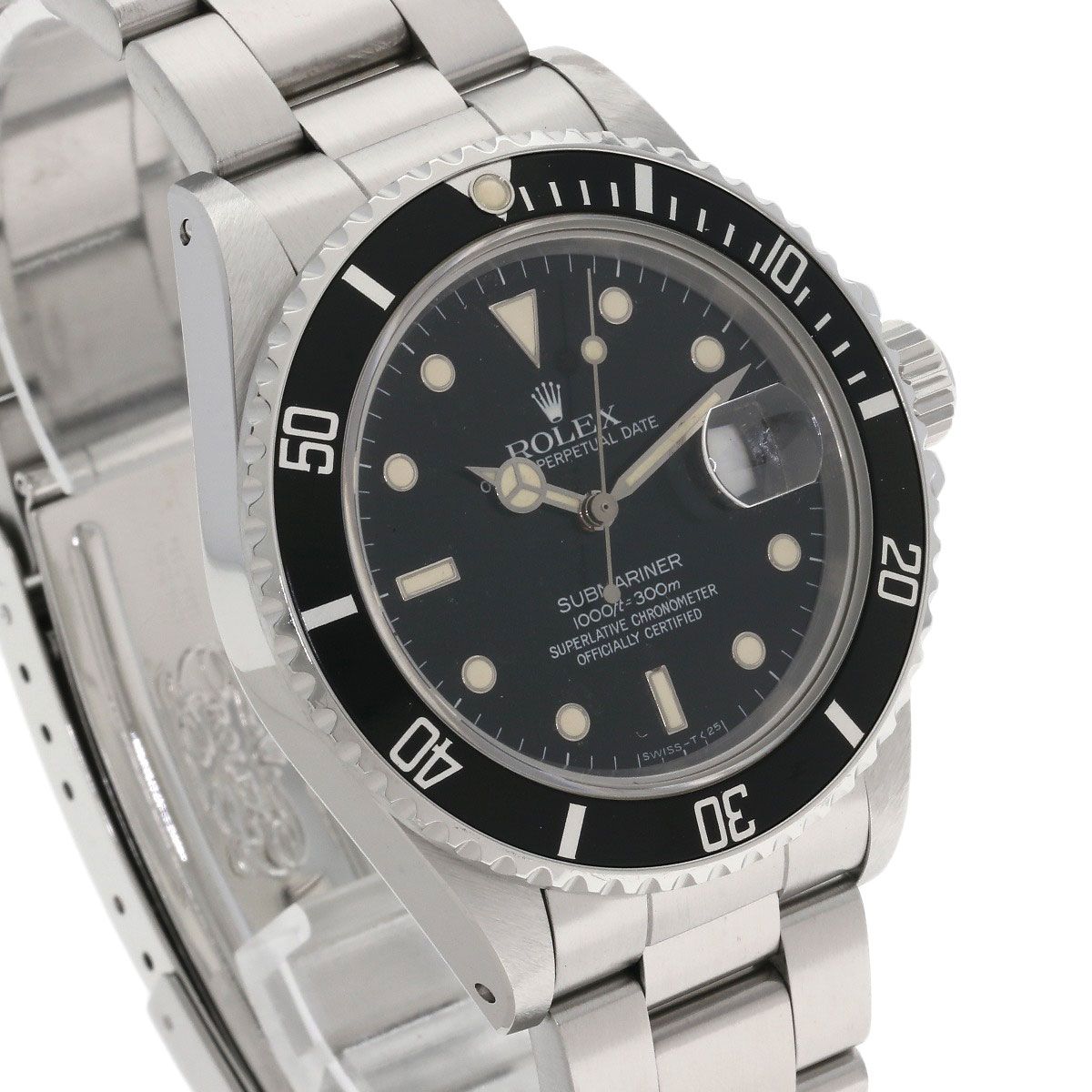 Rolex Submariner Date All Tritium Vintage Watch SS — view 4