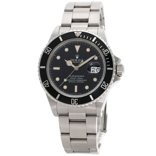 Rolex Submariner Date All Tritium Vintage Watch SS