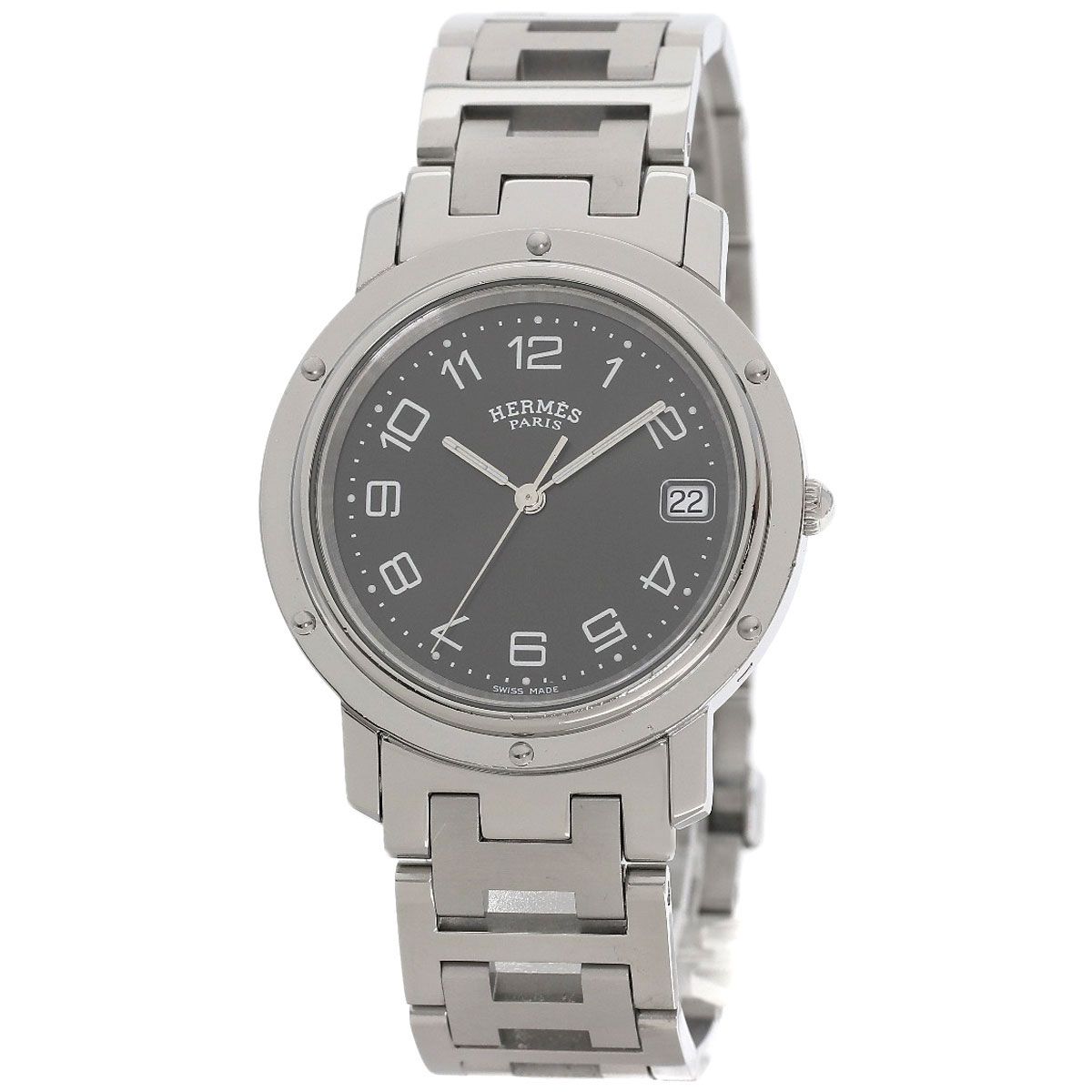 Hermes Clipper Watch SS