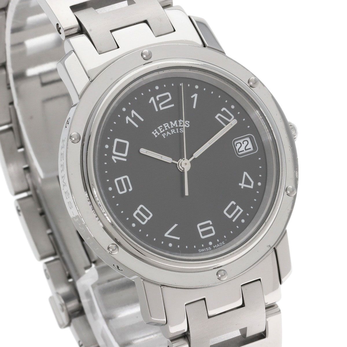Hermes Clipper Watch SS — view 4