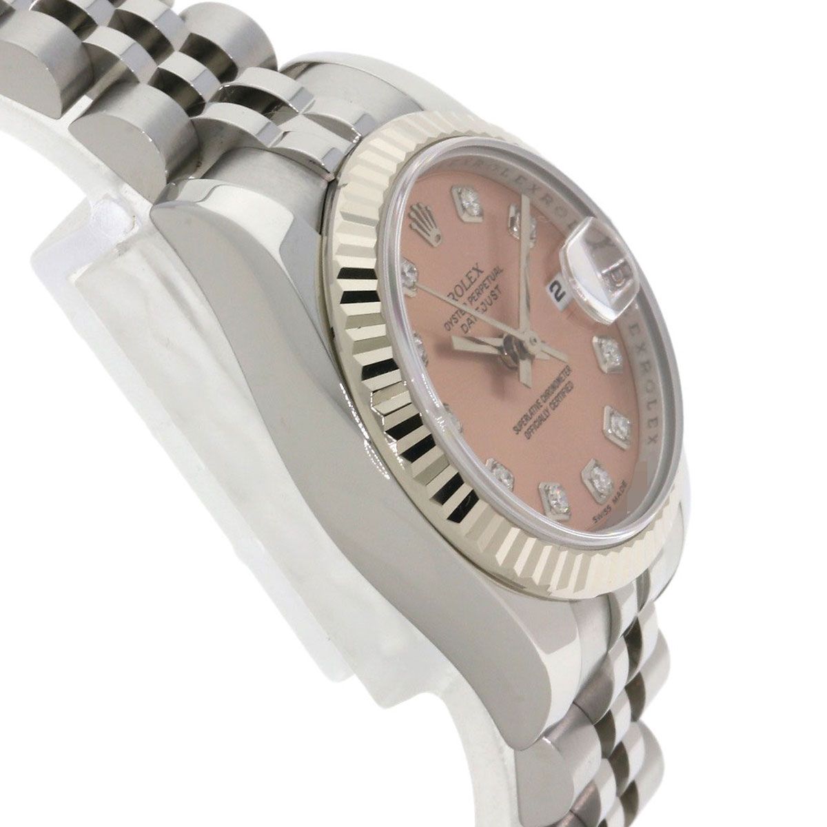 Rolex Datejust Diamond Watch SS 18k White Gold — view 6