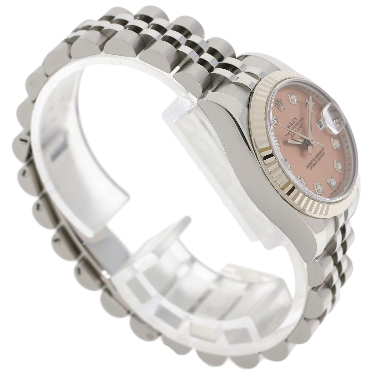 Rolex Datejust Diamond Watch SS 18k White Gold — view 2