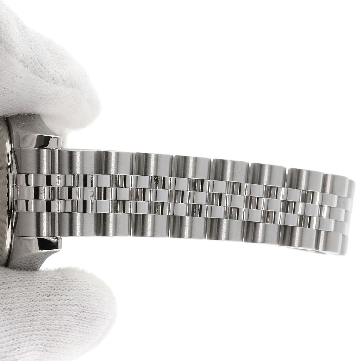 Rolex Datejust Diamond Watch SS 18k White Gold — view 9