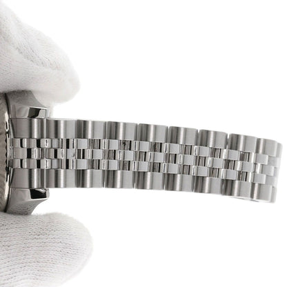 Rolex Datejust Diamond Watch SS 18k White Gold — view 9