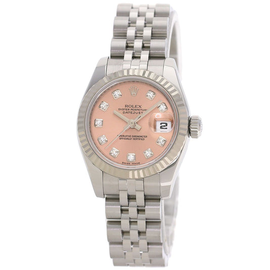 Rolex Datejust Diamond Watch SS 18k White Gold