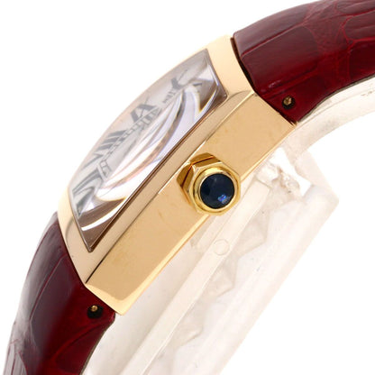 Cartier Ladonya SM Watch 18k Pink Gold Leather — view 4