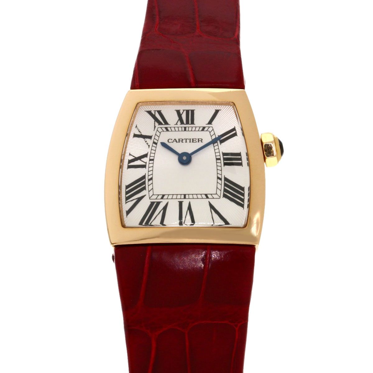Cartier Ladonya SM Watch 18k Pink Gold Leather