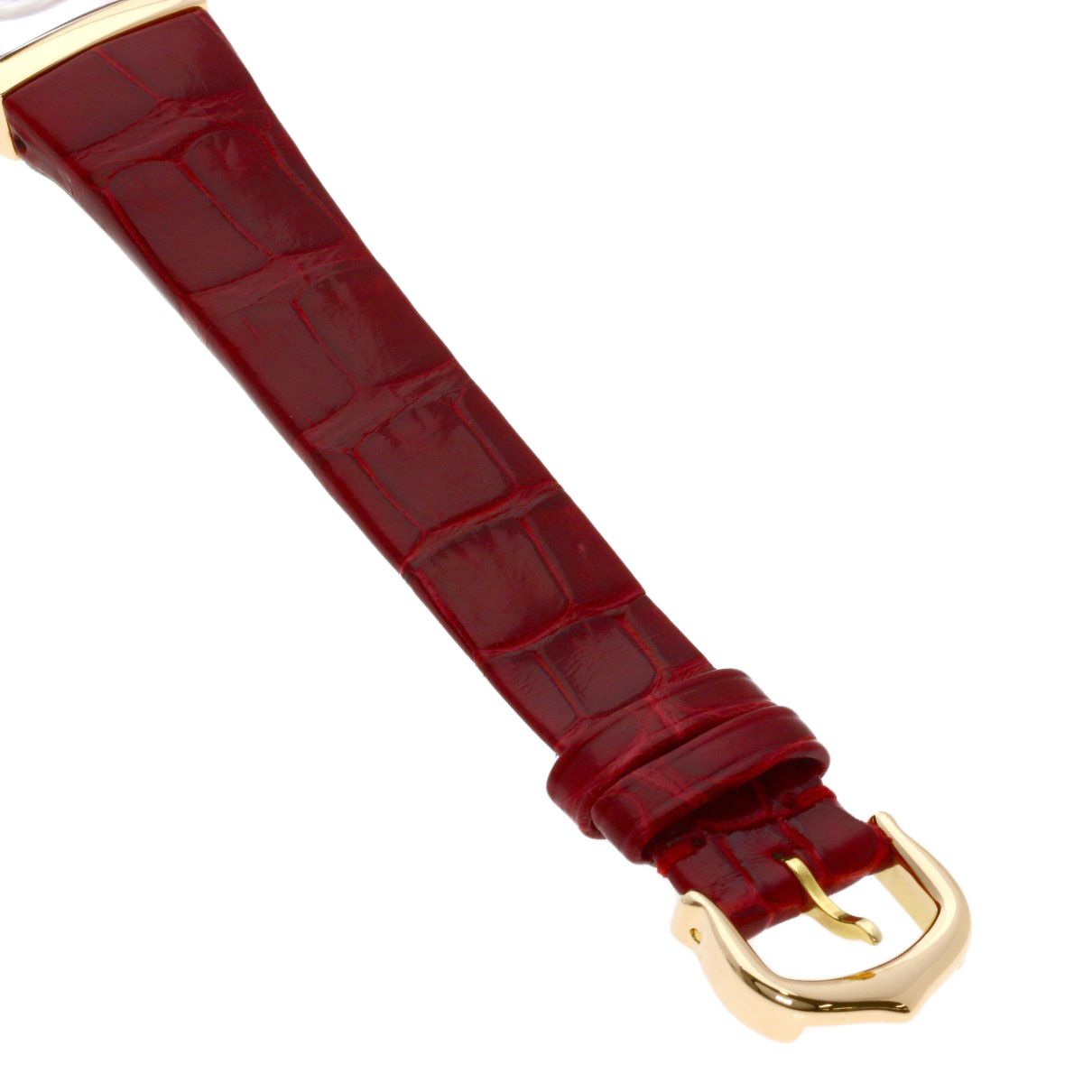 Cartier Ladonya SM Watch 18k Pink Gold Leather — view 7