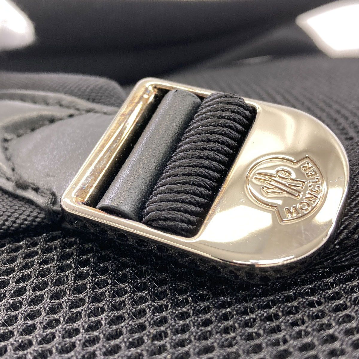 Moncler Logo Backpack Wool — view 9