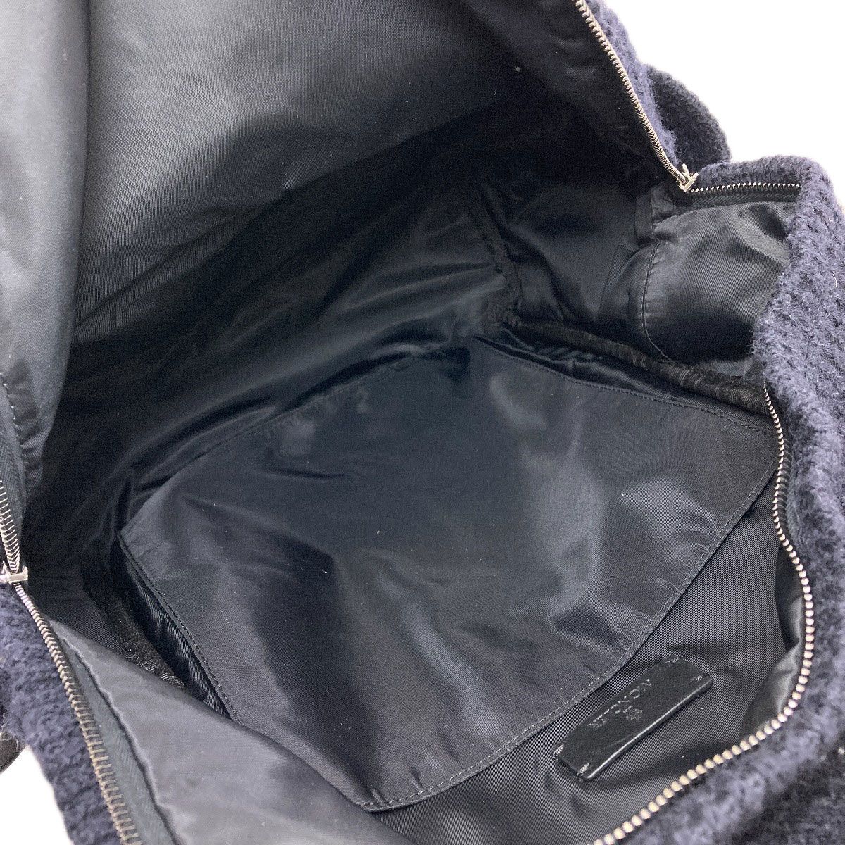 Moncler Logo Backpack Wool — view 5