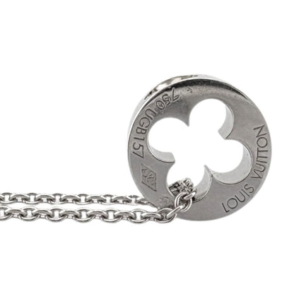 Louis Vuitton Pendentif Empreinte Necklace 18k White Gold — view 4