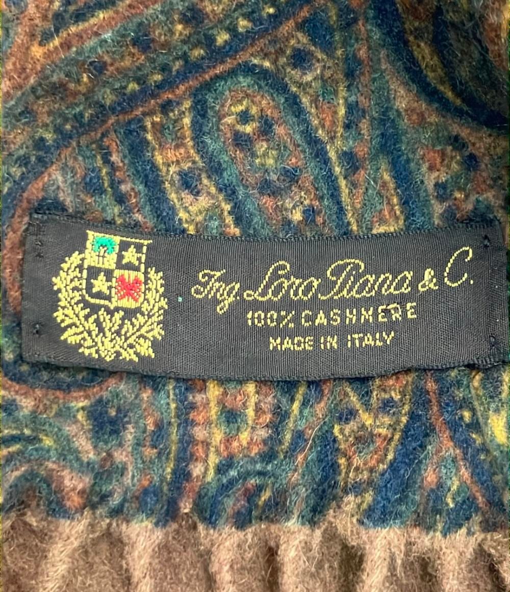 Loro Piana Shawl Cashmere Paisley Pattern Scarf — view 3