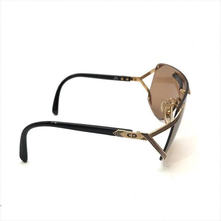 Dior Sunglasses Vintage One Shield Brown Glass Sun Present Eyewear — view 7